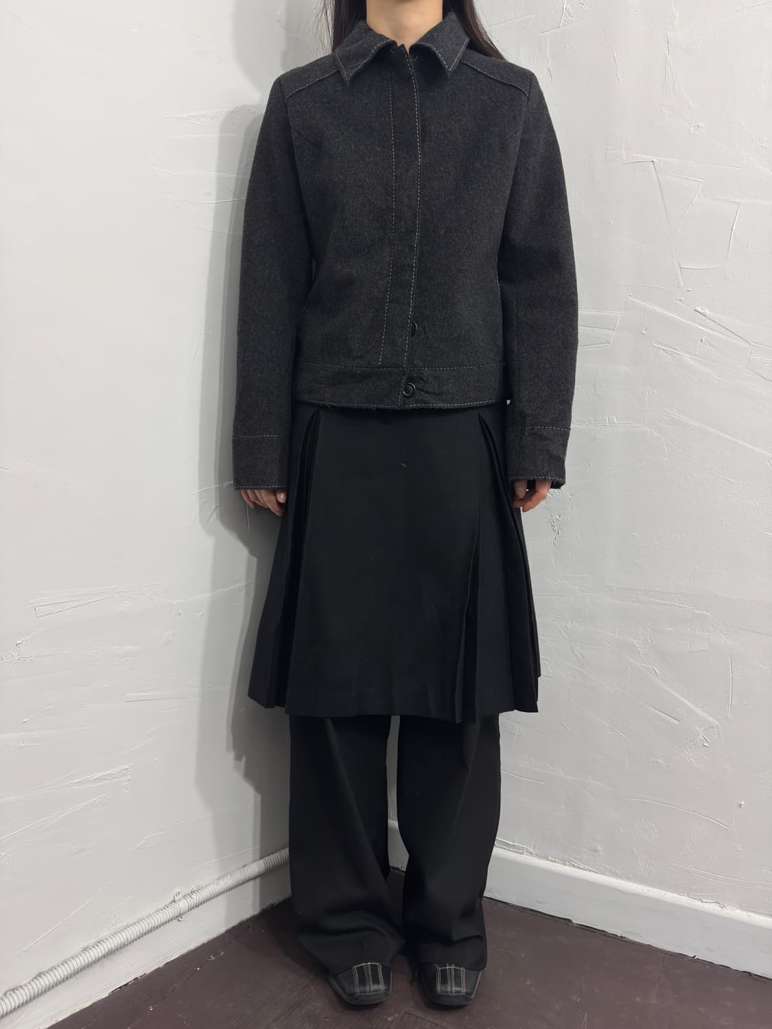 wool button jacket 상품이미지3