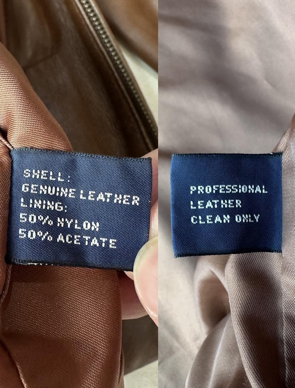 브룩스 브라더스 브라운 레더 자켓 L 상품이미지9