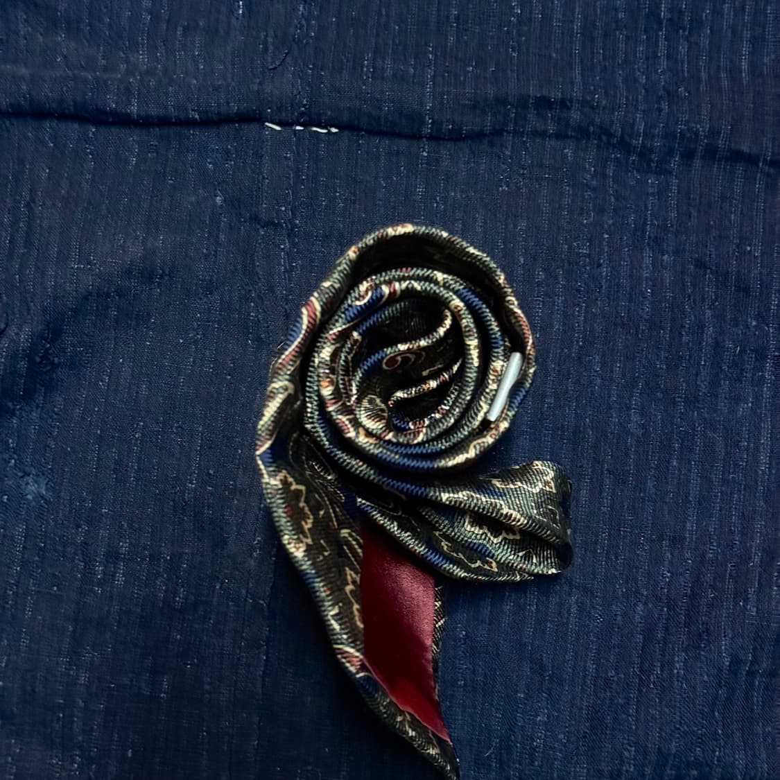 90's Condotti 패턴 실크 타이 상품이미지3