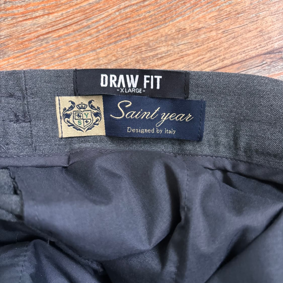 드로우핏 XL 그레이 슬랙스 팬츠 바지 허리 밴딩 미니멀 상품이미지6