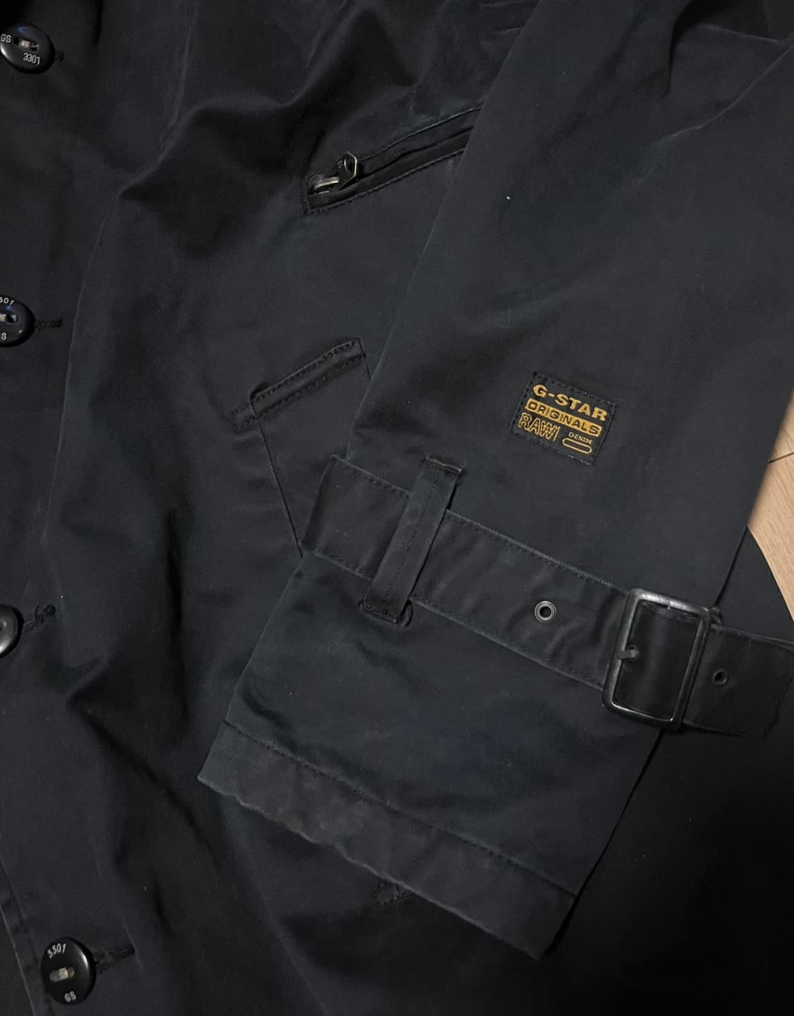 지스타 로우 G-Star RAW 블랙 남성 코트 XL 상품이미지3