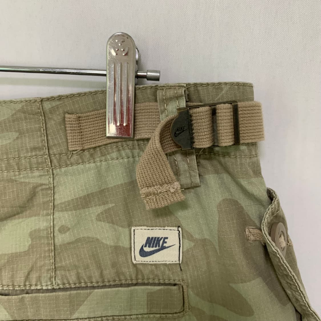 나이키 빈티지 카모 패턴 카고 반바지 36인치 상품이미지4