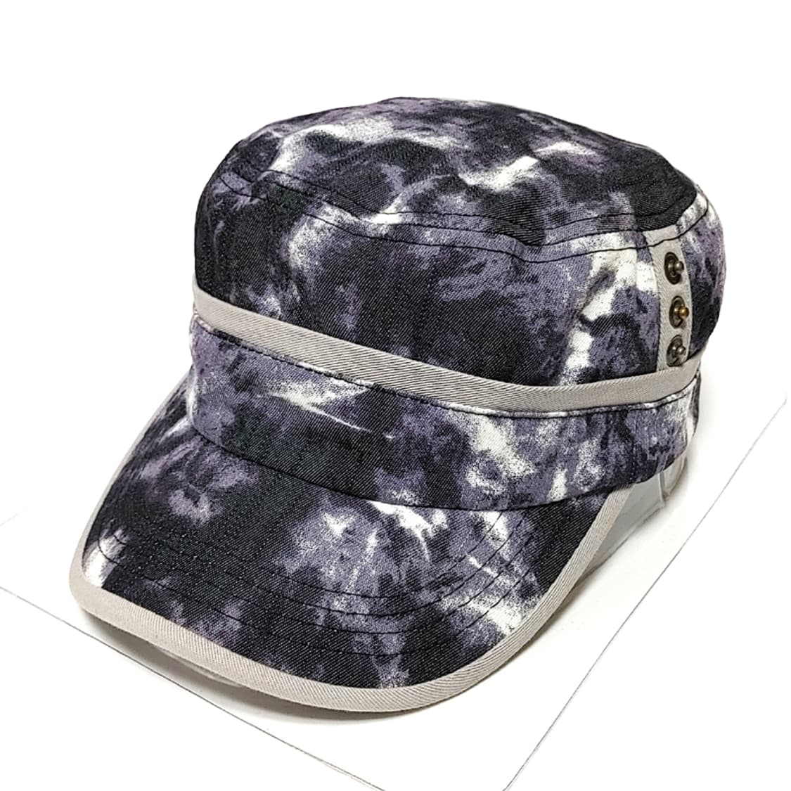 CAPEYO 정품 블랙 마블링 빈티지 군모 모자 J-35 상품이미지1