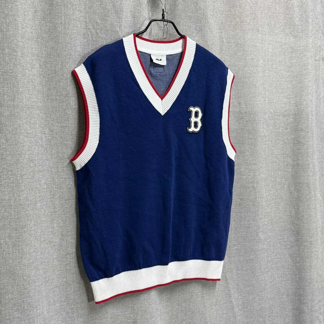 [100] MLB 보스턴 야구 베스트 니트조끼 상품이미지3