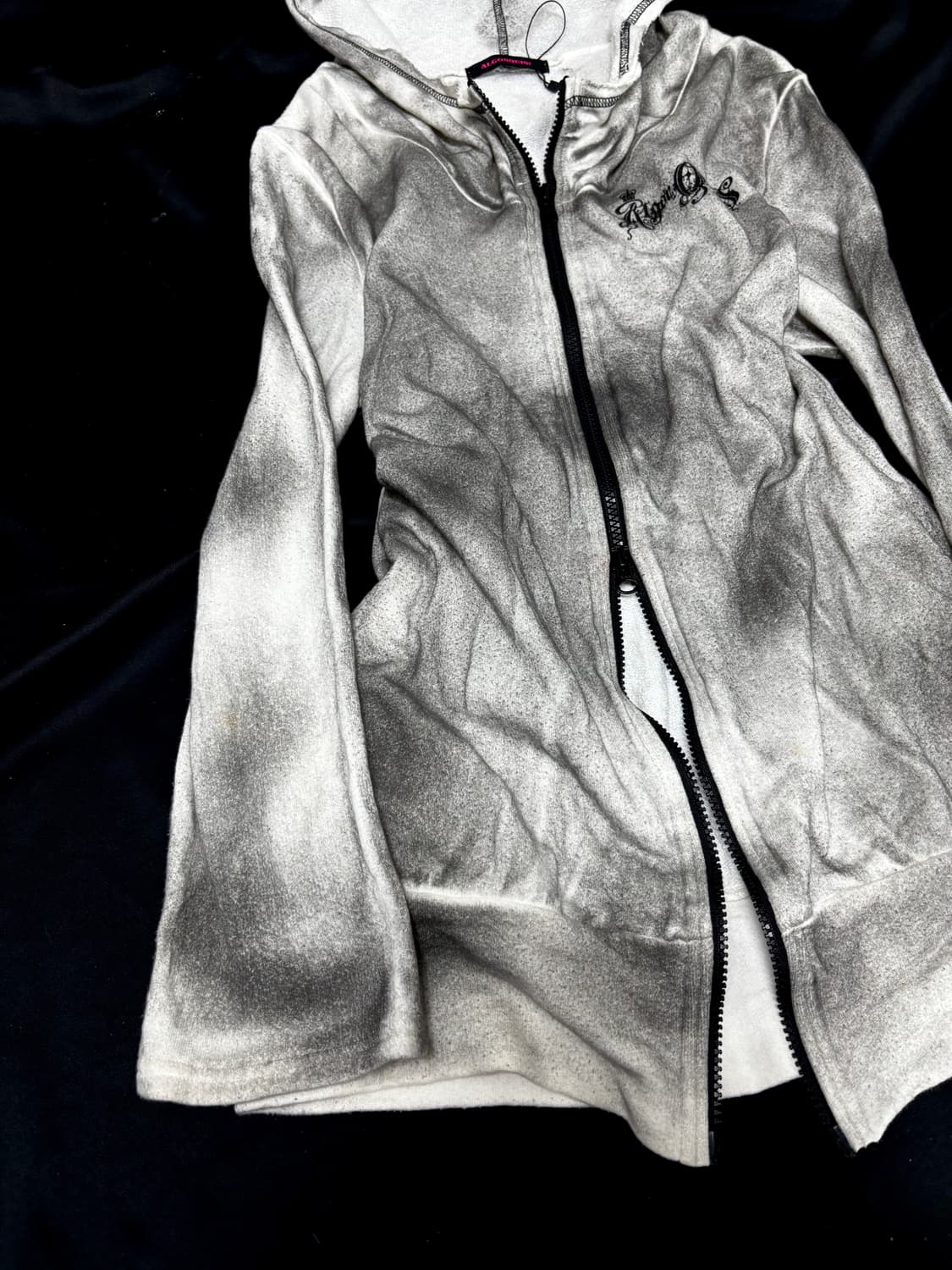 00’s Rare Punk algonquins Logo Print Dir 상품이미지5