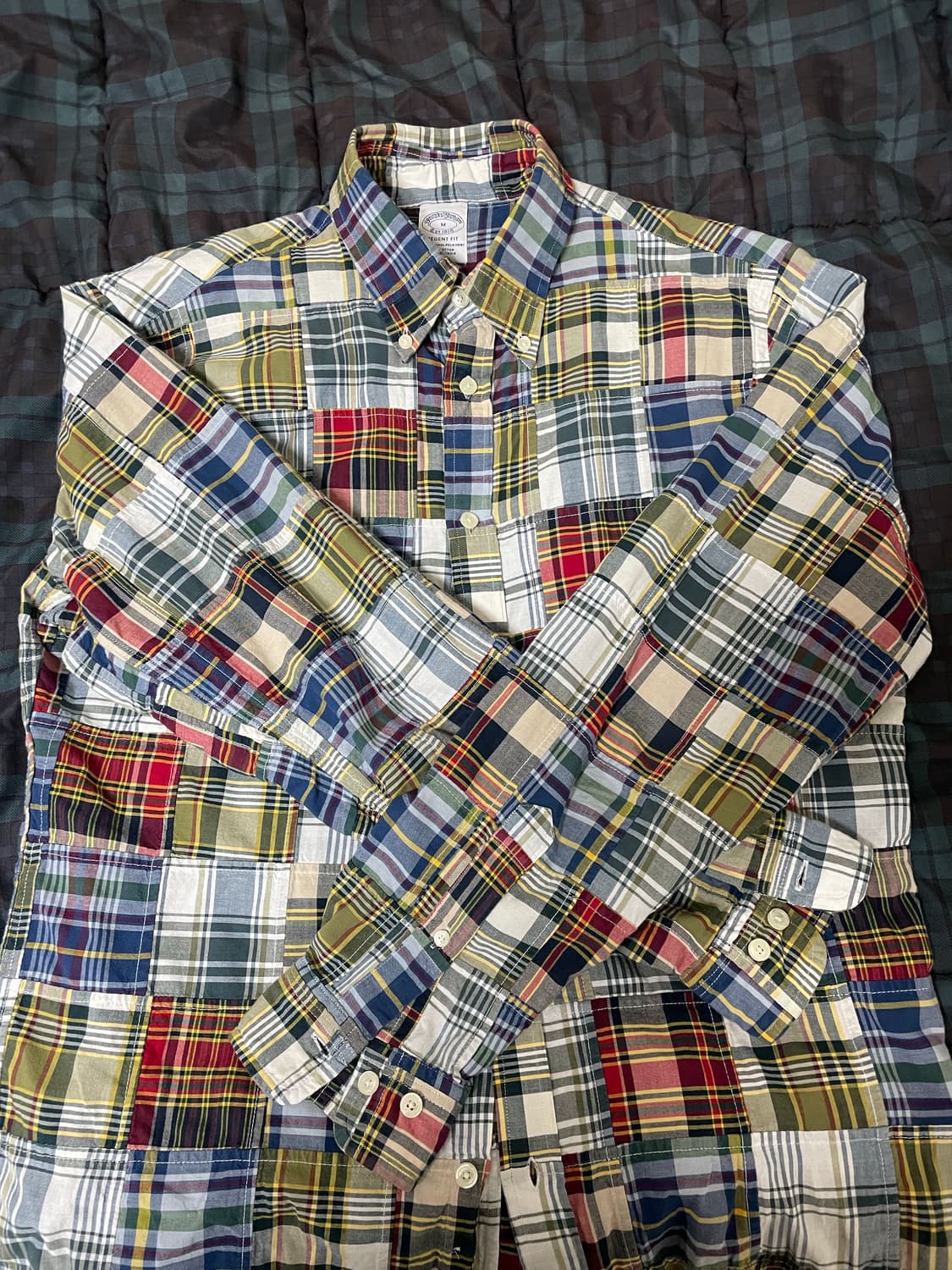 브룩스브라더스 마드라스 패치워크 / m 상품이미지3