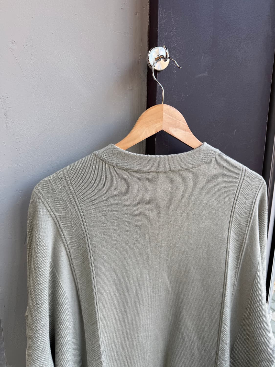 105/ 시스템옴므 21FW 쿼터하프 니트 상품이미지7