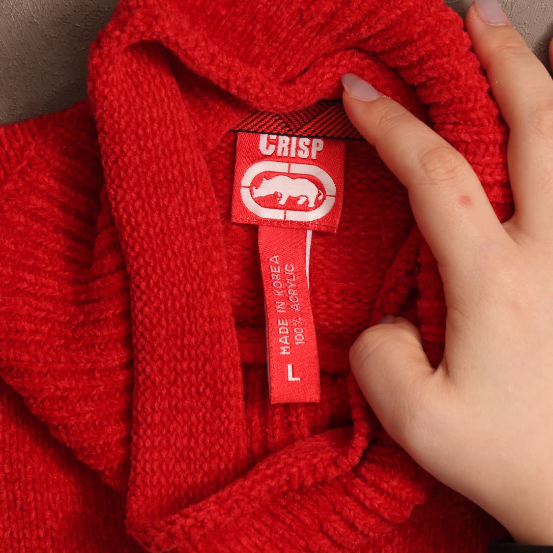 90's 에코 헤비울 올드스쿨 스웨터 A1601 상품이미지4