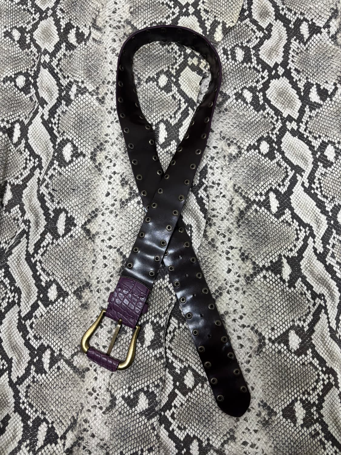 “Vintage” Purple Stud Detail Snake Belt 상품이미지5