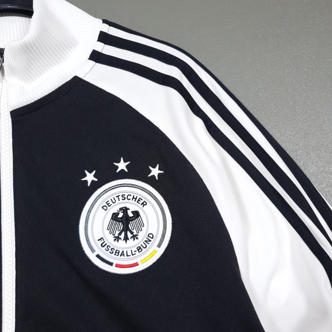 아디다스 대장급 희귀 유로파 독일 검흰 오레오 트랙탑 져지 자켓 XL 상품이미지2