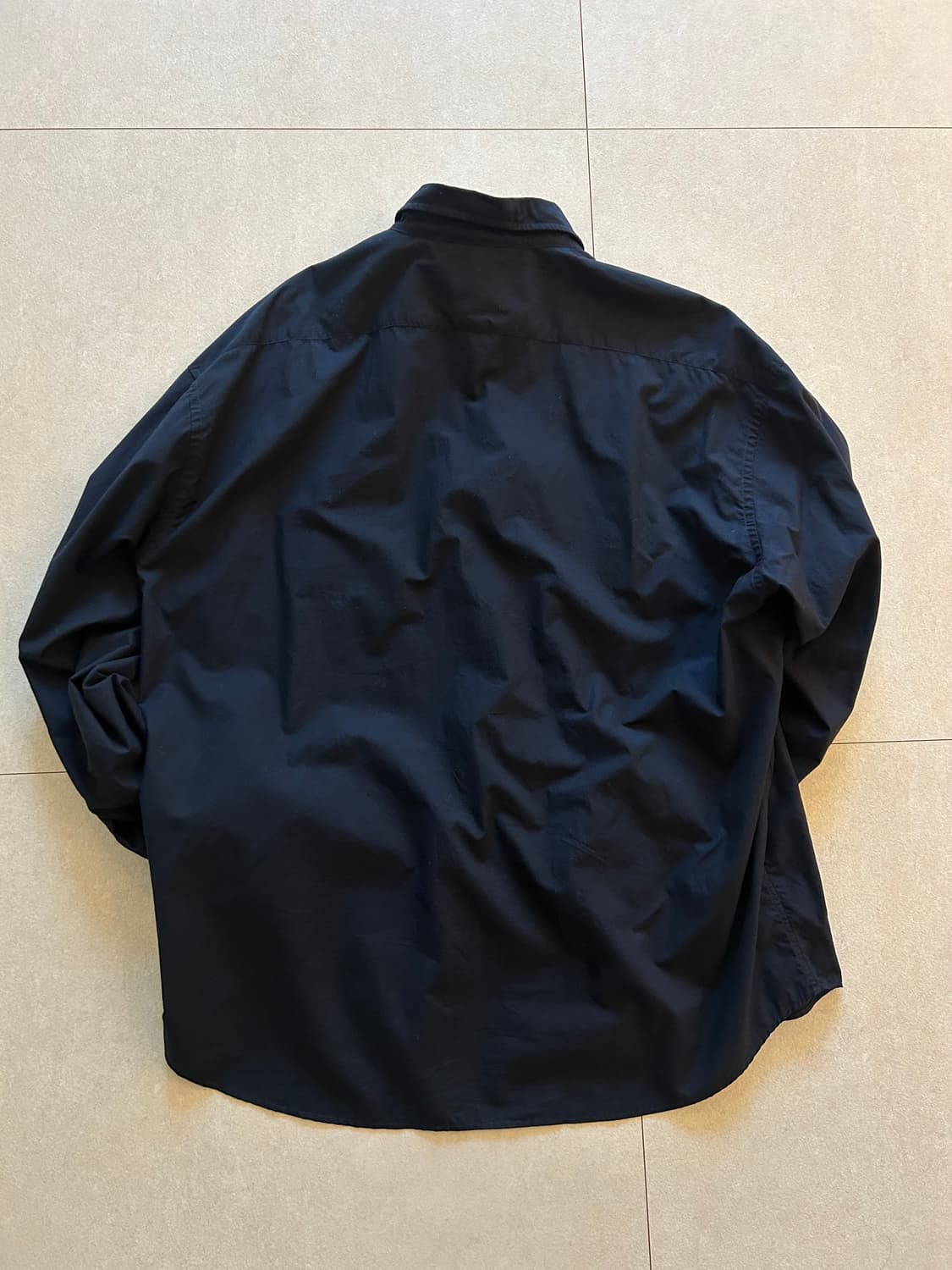 포터클래식 롤업 코튼 셔츠 (네이비, L) 상품이미지2