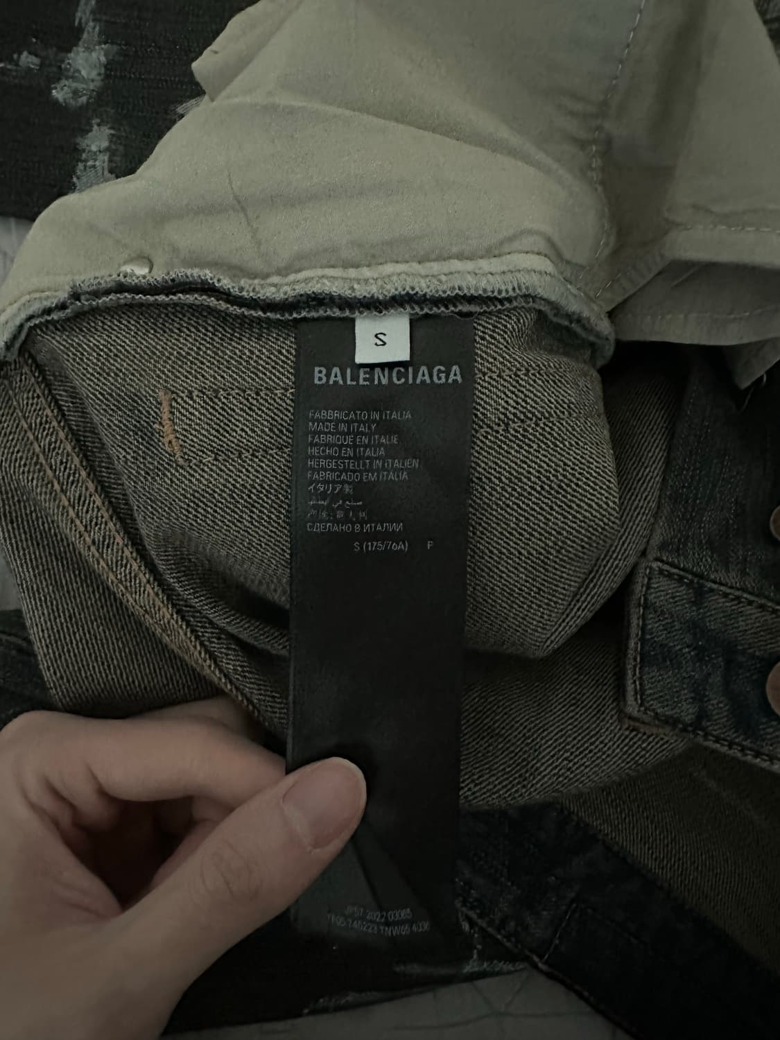 발렌시아가 그래피티 데님 팬츠 상품이미지6