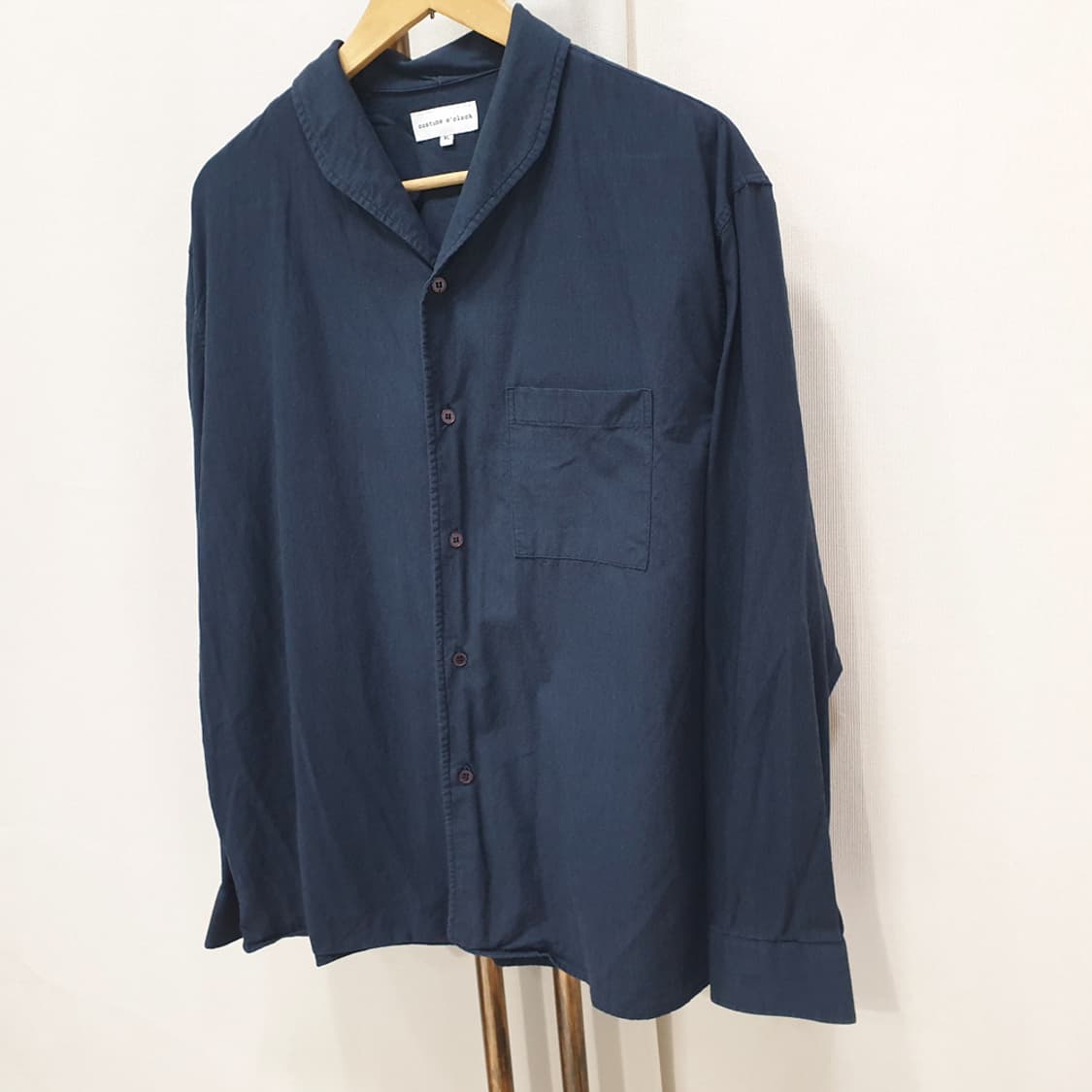 커스텀어클락 린넨혼방 셔츠 XL 상품이미지2