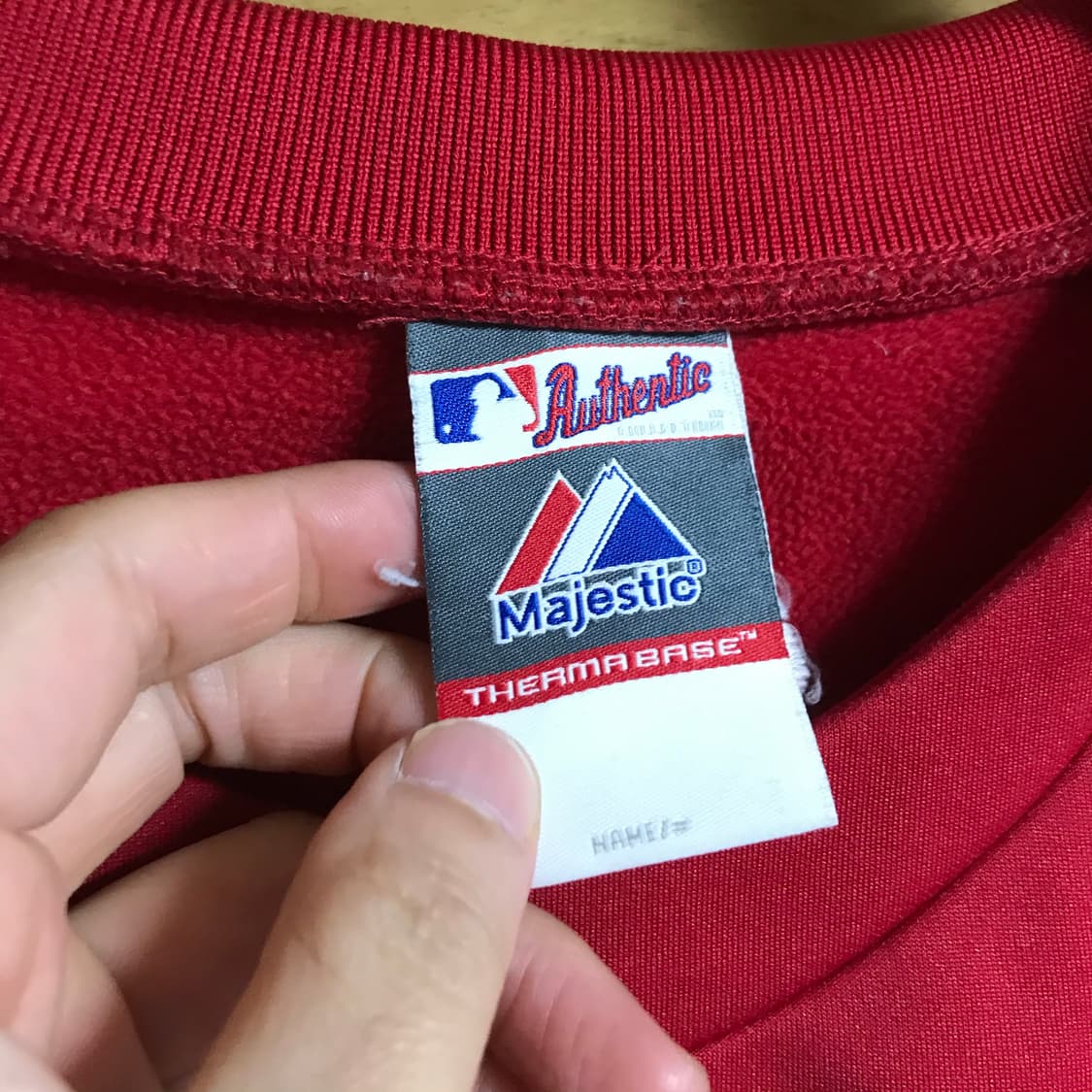 마제스틱 보스턴레드삭스 트랙탑웜업 상품이미지3