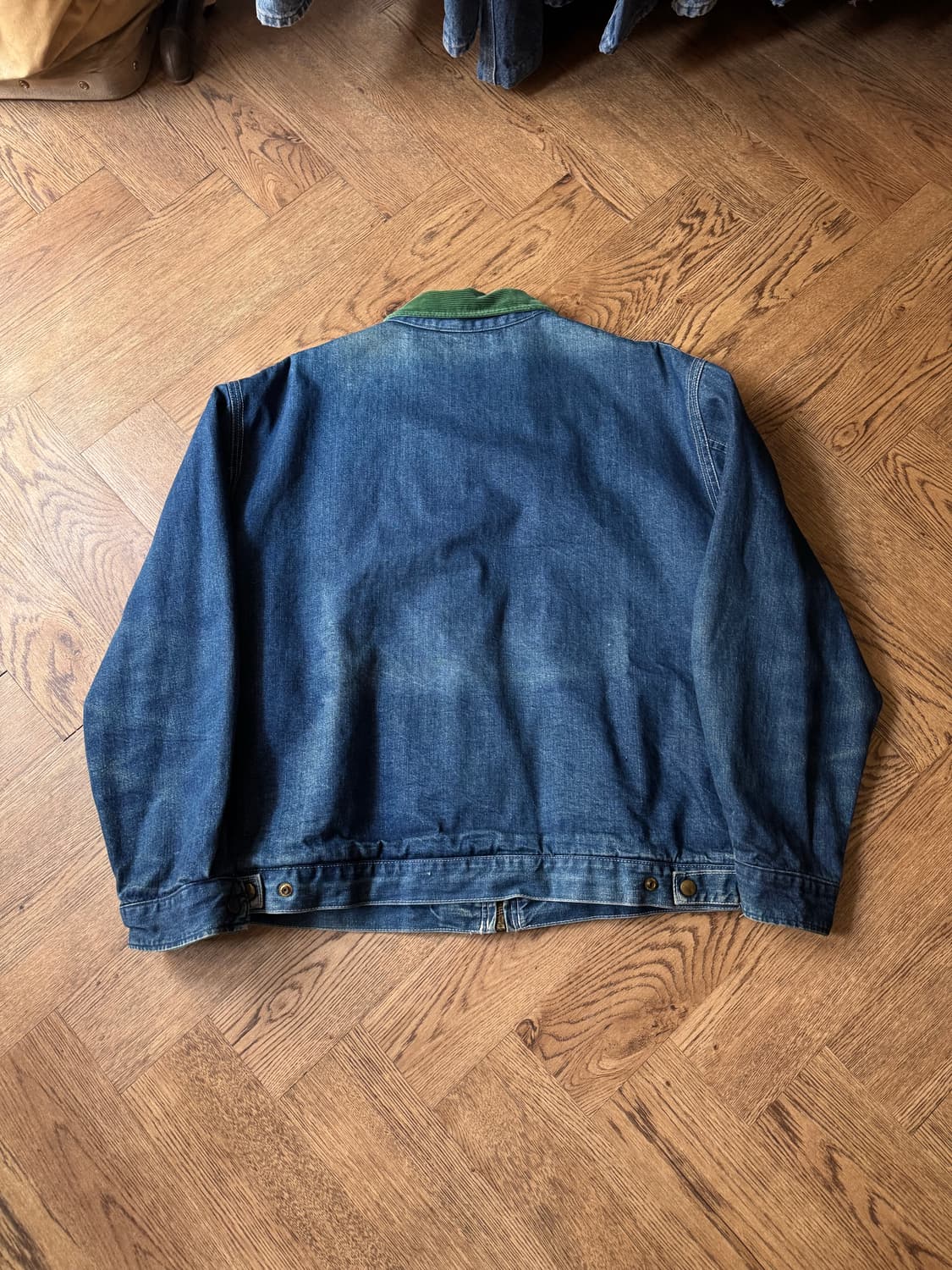 [L]Casey Jones by 랭글러 91-B 타입 체크라이닝 데님자켓 상품이미지7