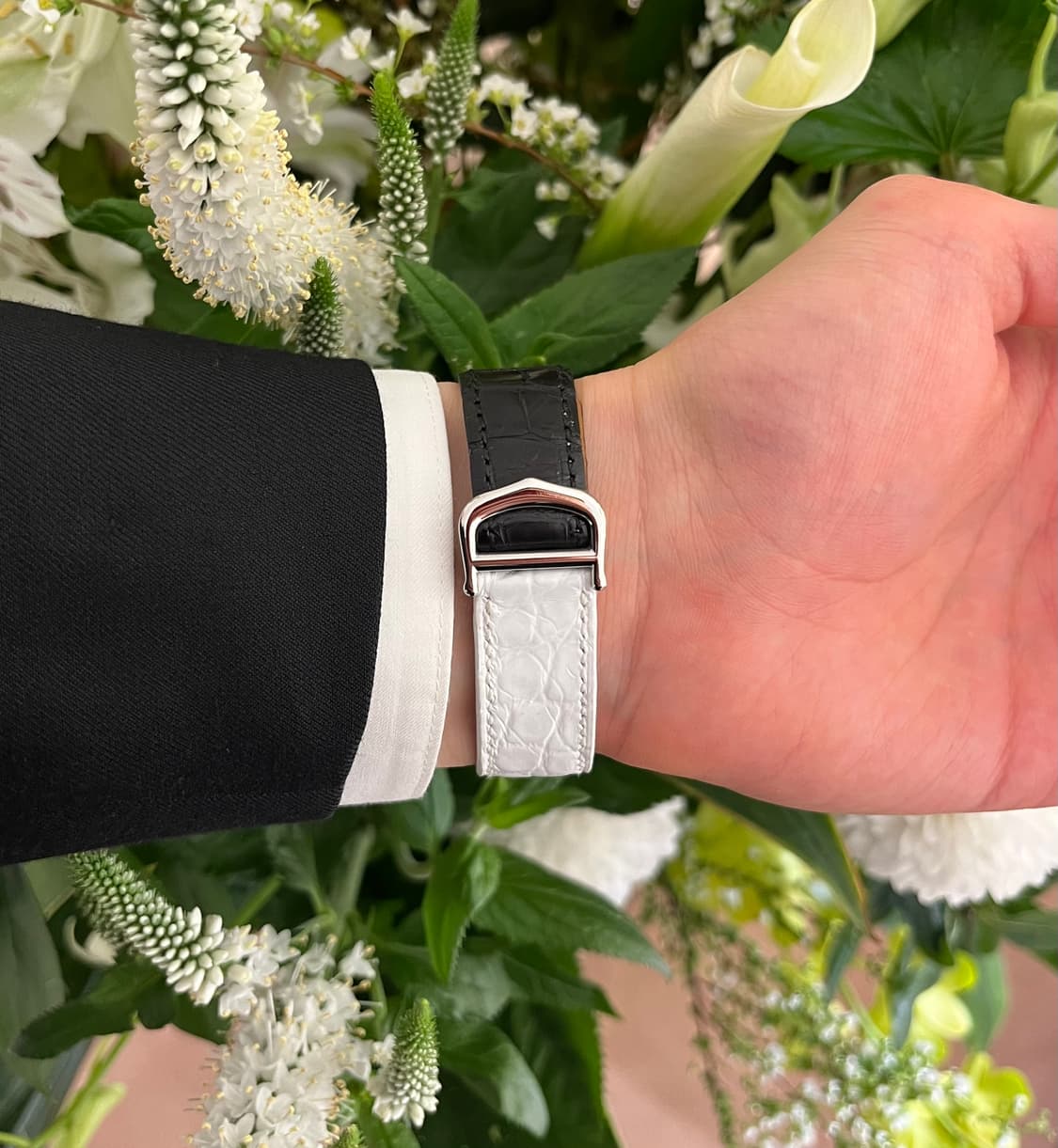 희귀) 빈티지 까르띠에 아라빅 머스트 탱크 디버클 L/XL 화이트 골드 상품이미지4