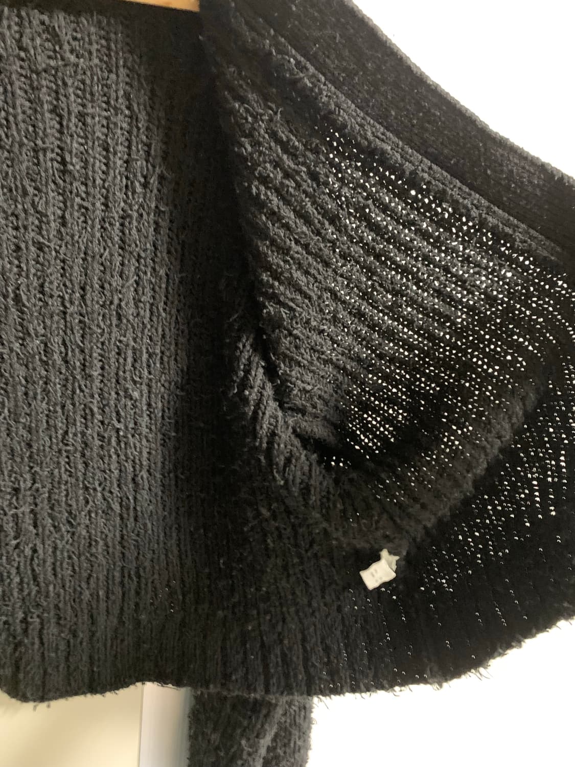 쉬이즈큐트 플러피 가디건 블랙 상품이미지8