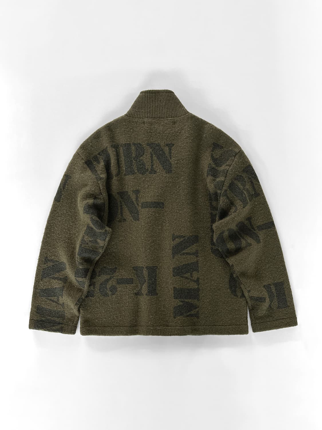 80~90s 빈티지 간사이 야마모토 맨 울 니트 자켓 상품이미지3