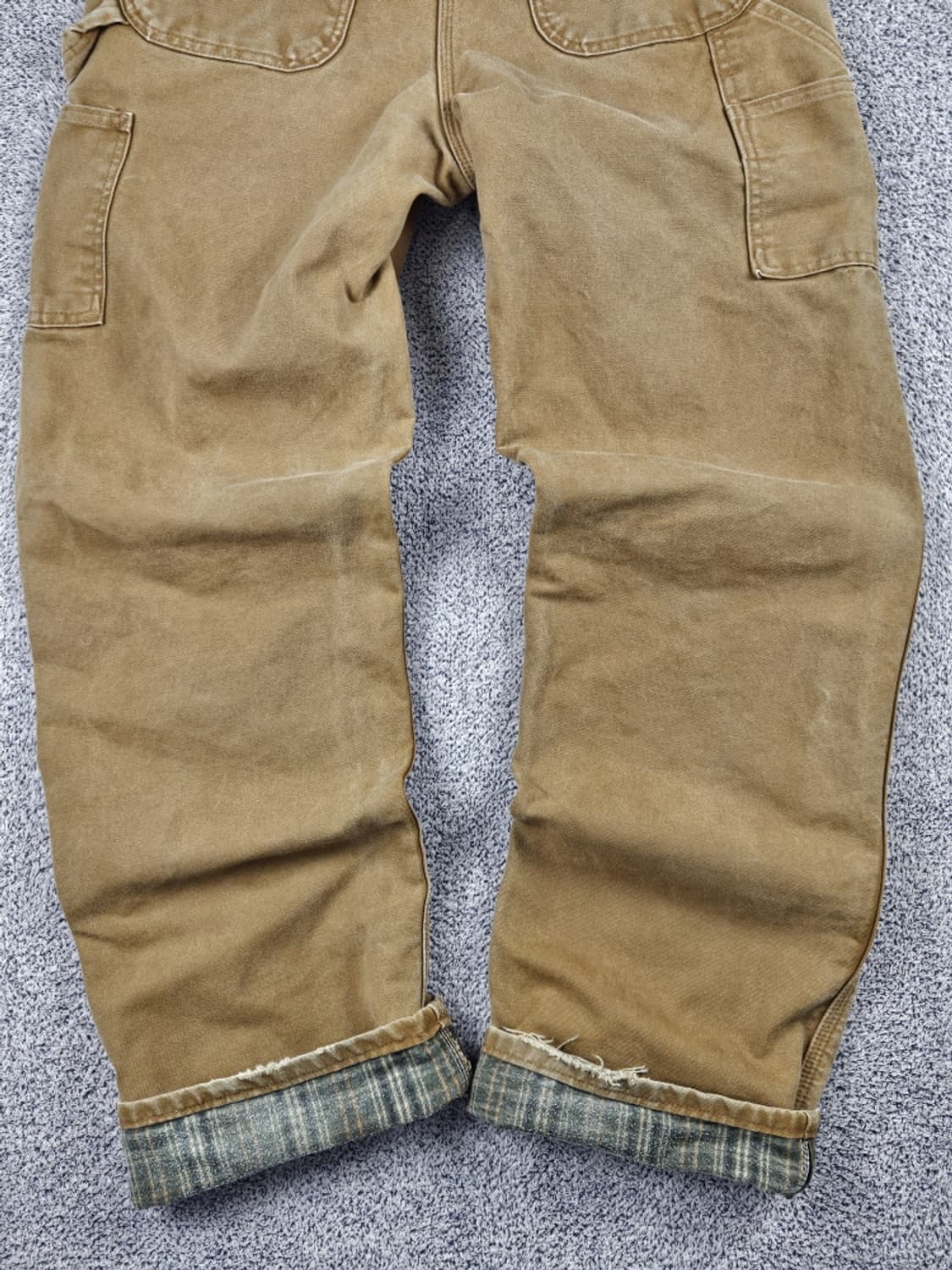 칼하트 헤비 플란넬 캔버스 카펜터 팬츠 ( 32 X 34 )/ 10046 상품이미지10