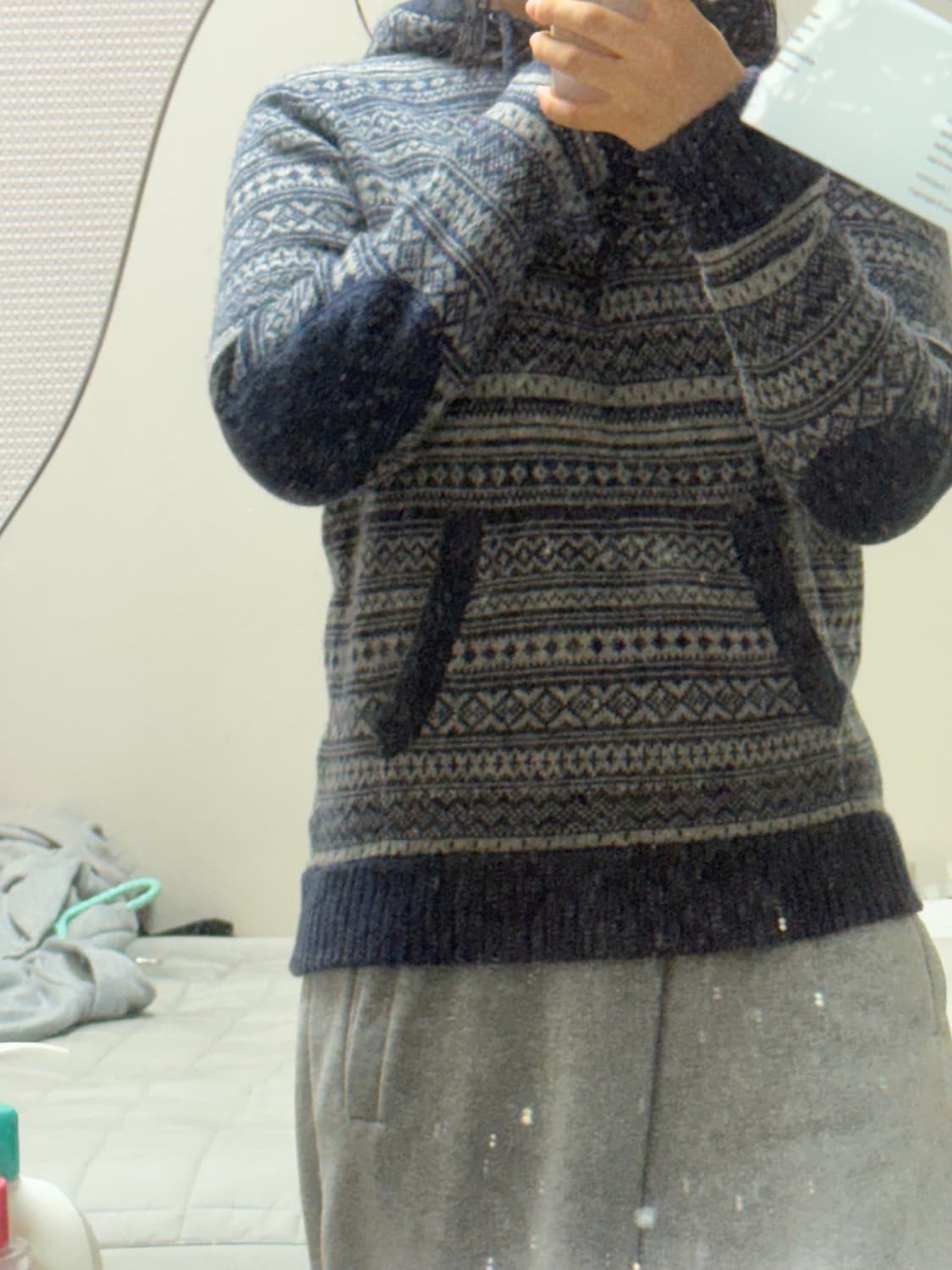 캐피탈깔 올드갭 빈티지 후드니트 상품이미지4