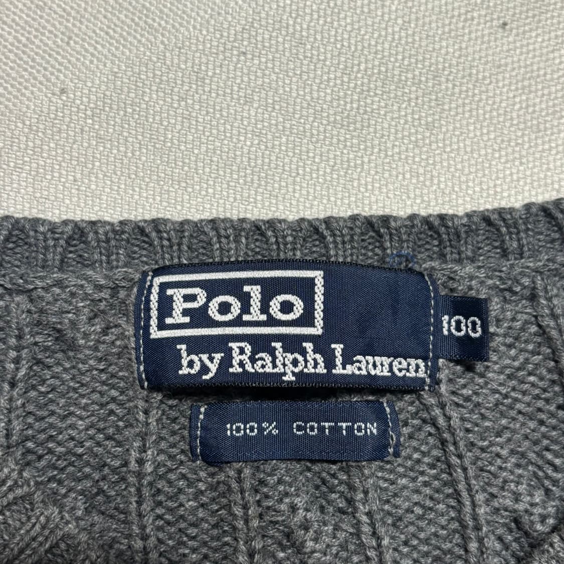 100 폴로랄프로렌 브이넥 케이블니트 상품이미지4