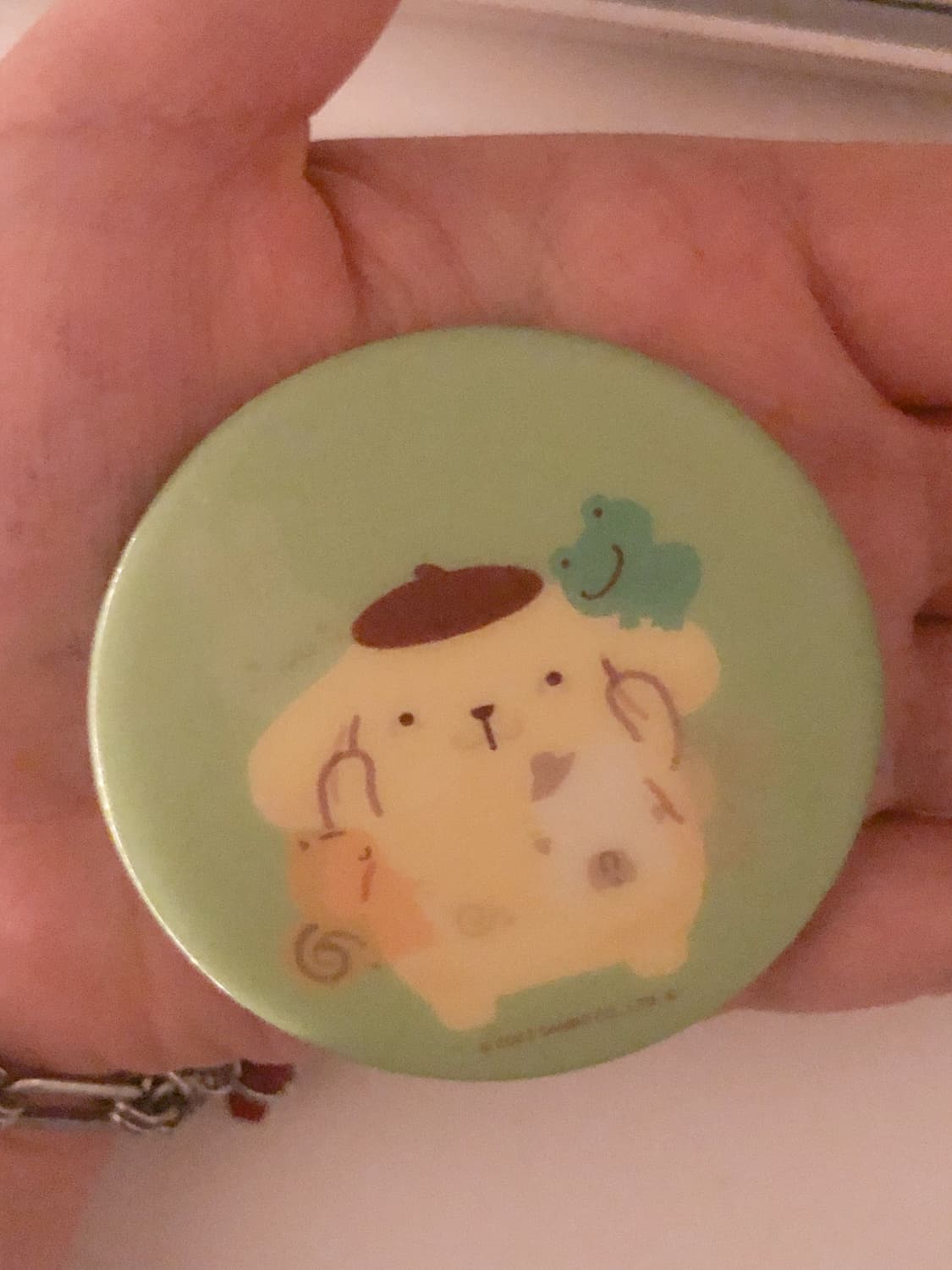 헬로키티 부적 키링 & 폼폼푸린 렌티큘러 뱃지 상품이미지4