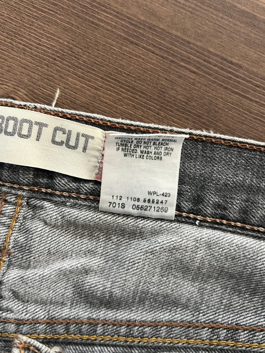 00s Levis 리바이스 527 로우 부츠컷 나팔핏 데님 팬츠 상품이미지7