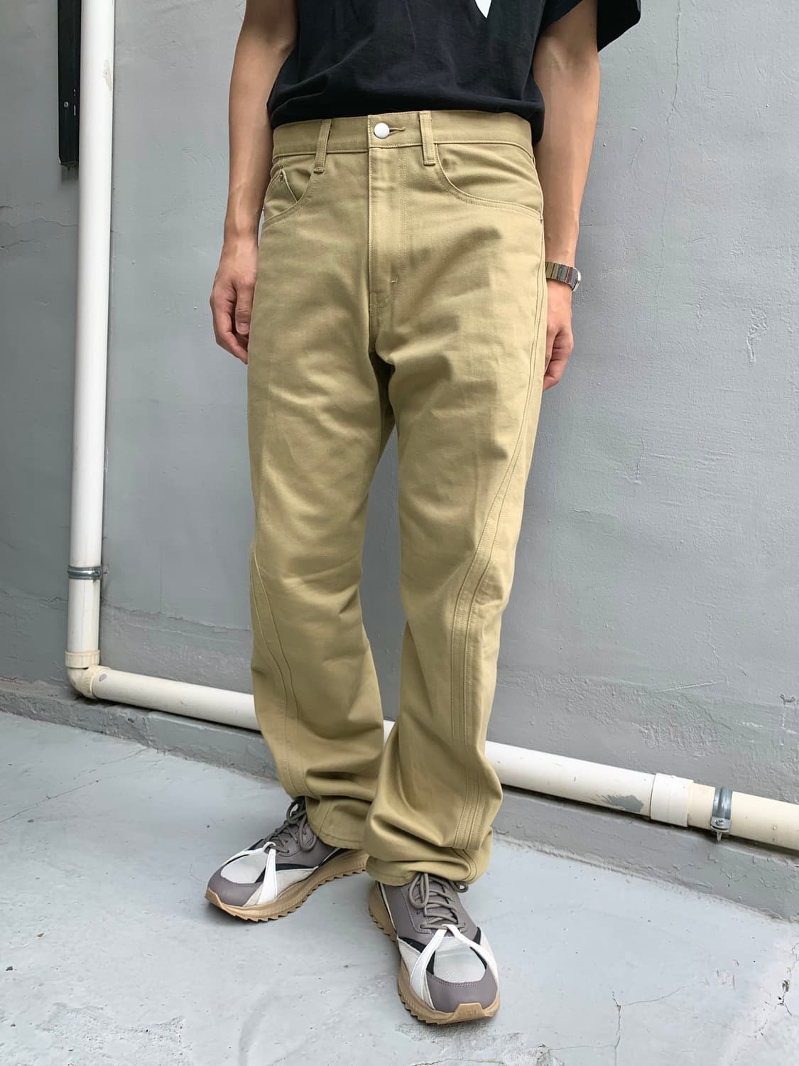 네버포겟 커브드 팬츠 상품이미지2