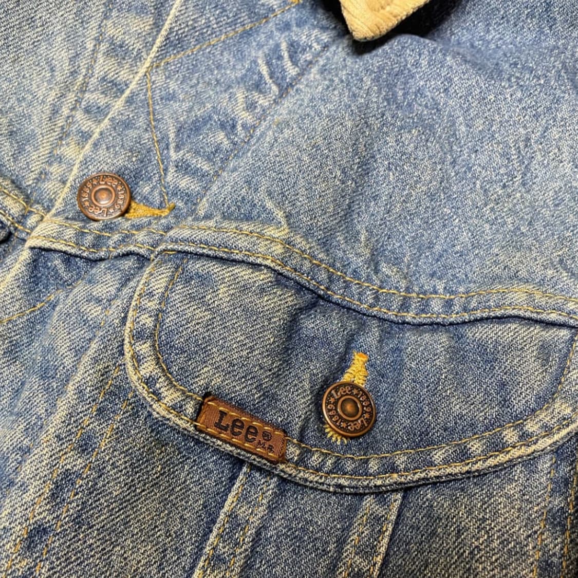 Vintage LEE Authentic Denim jacket s 상품이미지5