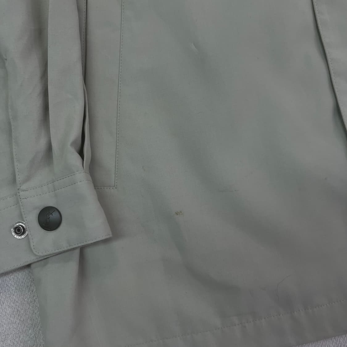 100 입생로랑 카키 올드스쿨 자켓 상품이미지5