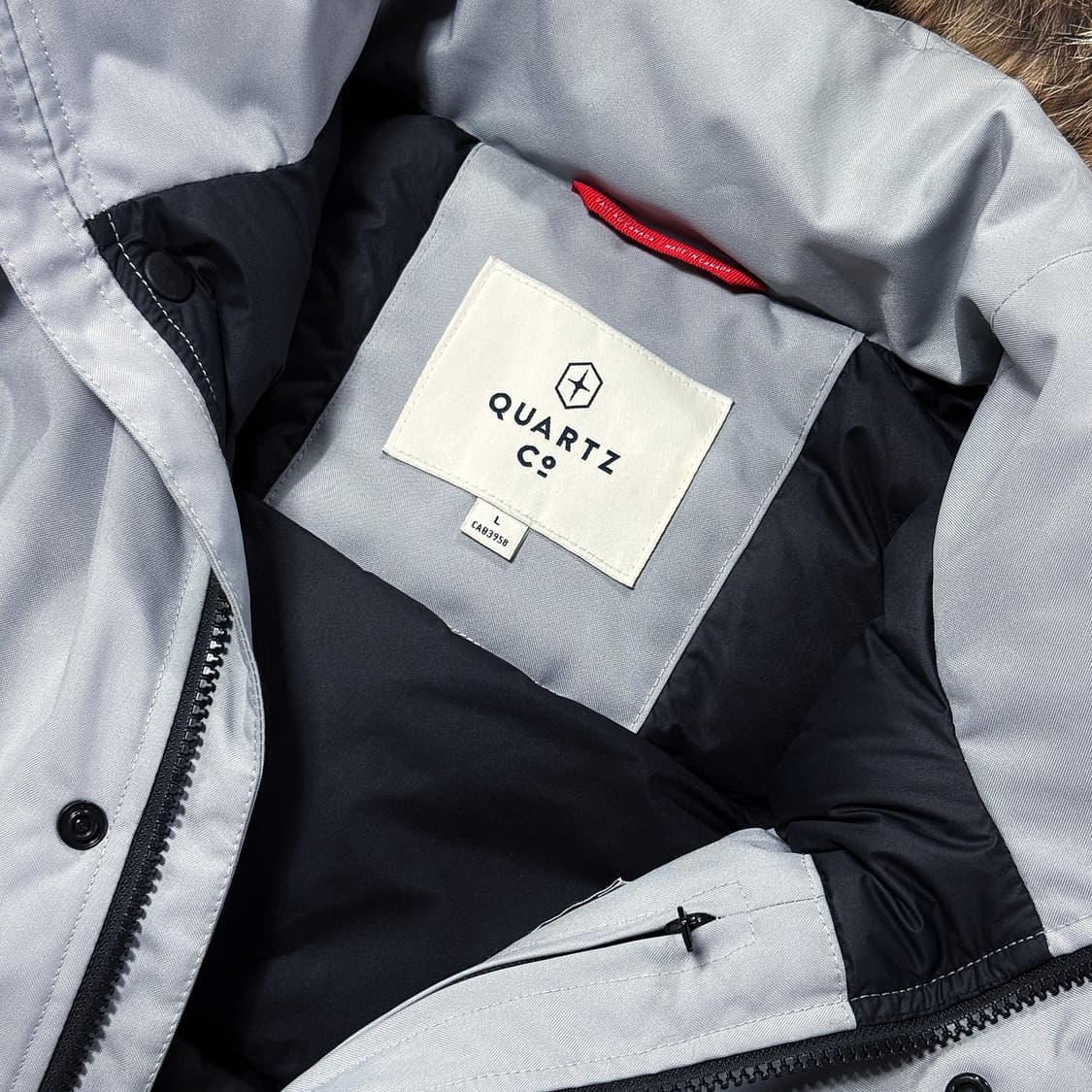 QUARTZ 후드 퍼 다운 파카 상품이미지2