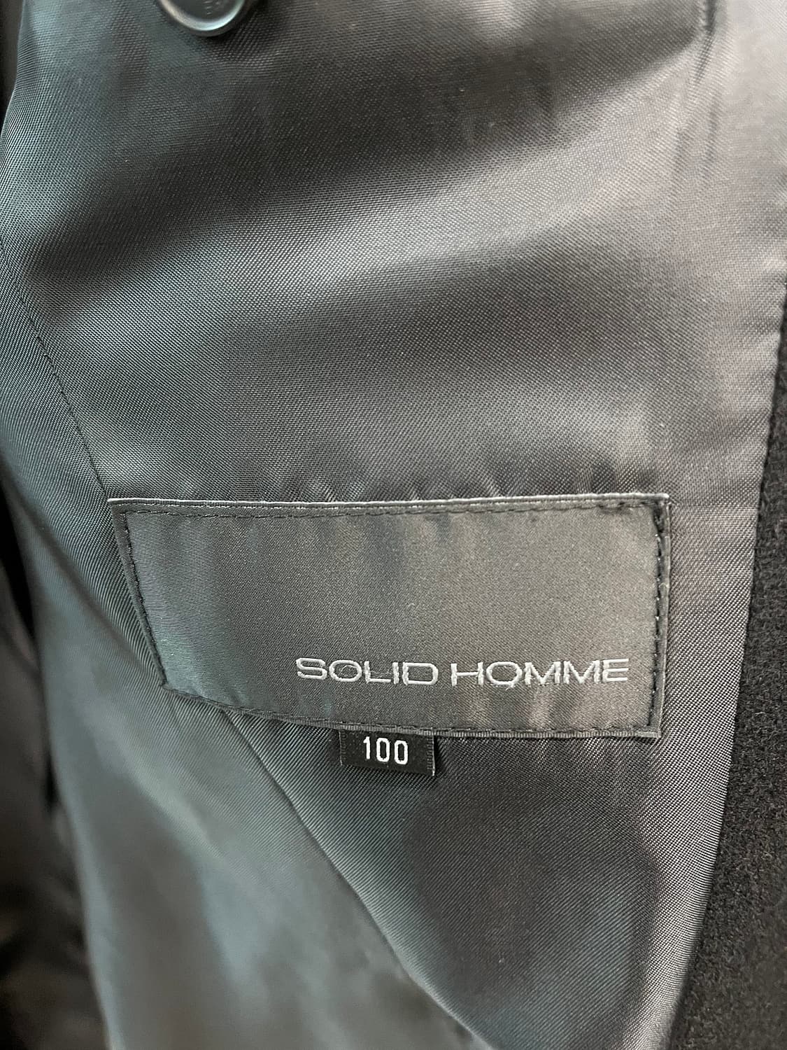 95) 솔리드옴므 벨티드 울코트  상품이미지9