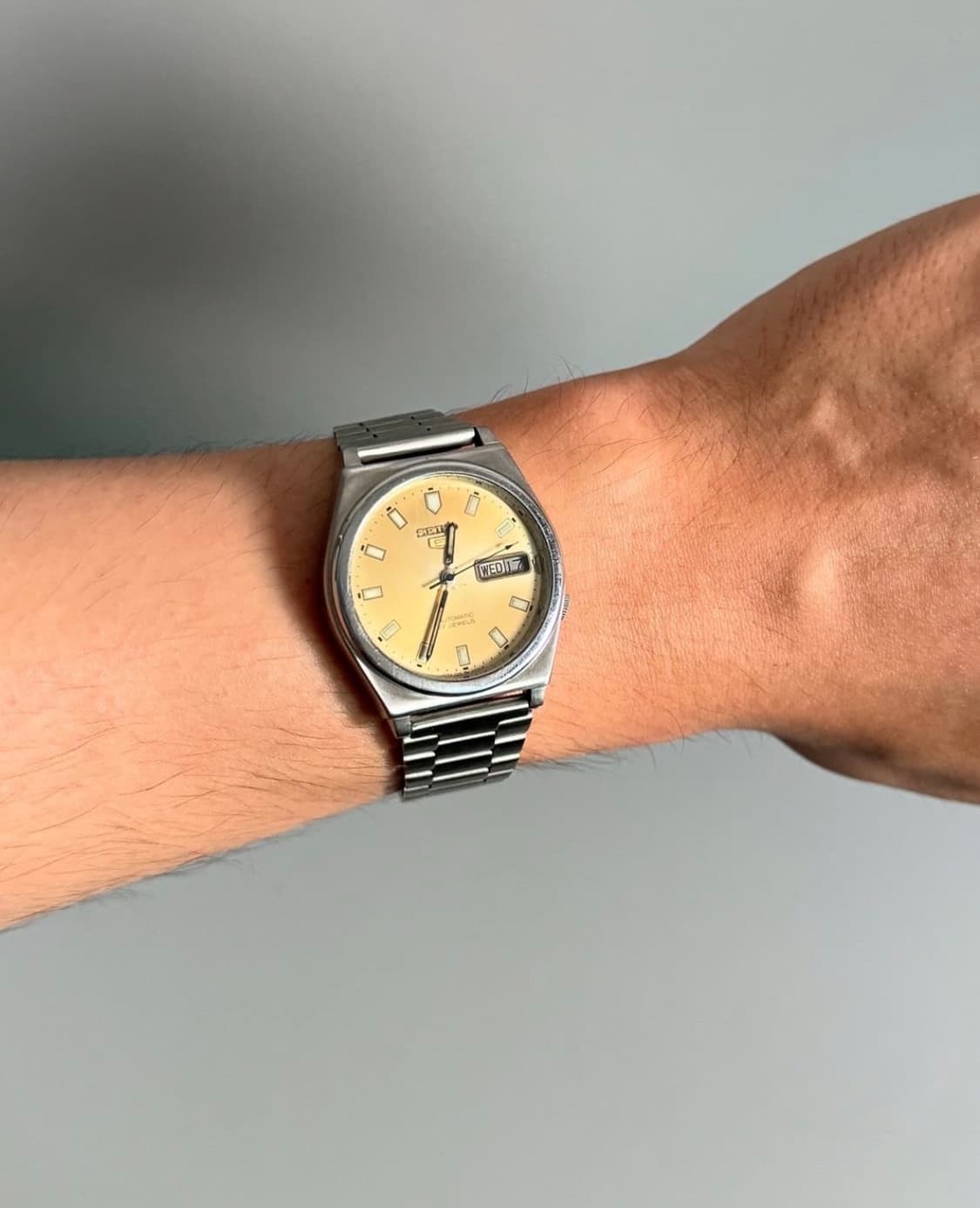 Vintage SEIKO 5 Automatic metal watch 상품이미지6