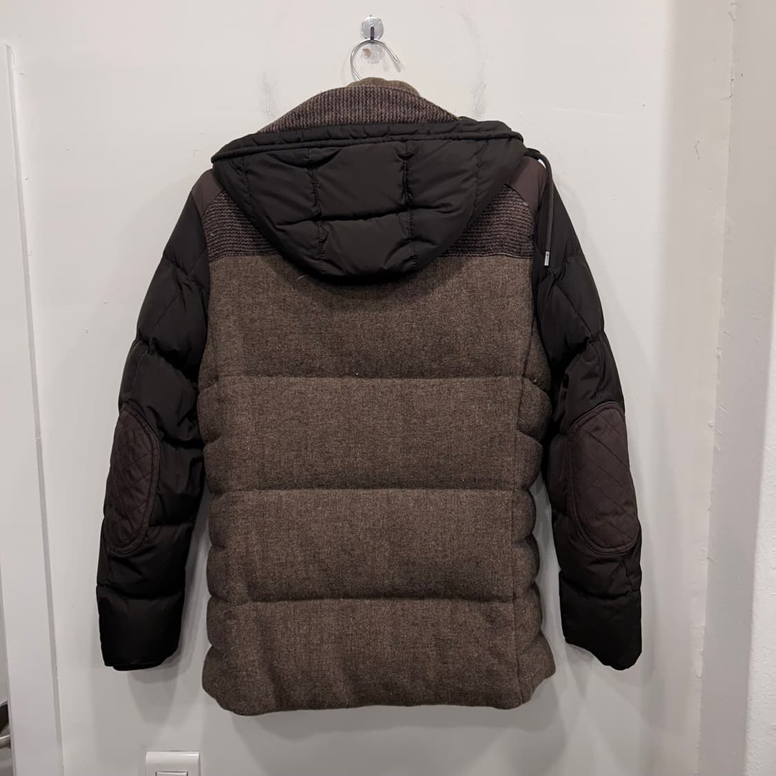 빈폴 가먼츠 덕다운 울 패치 후드 패딩자켓 상품이미지5