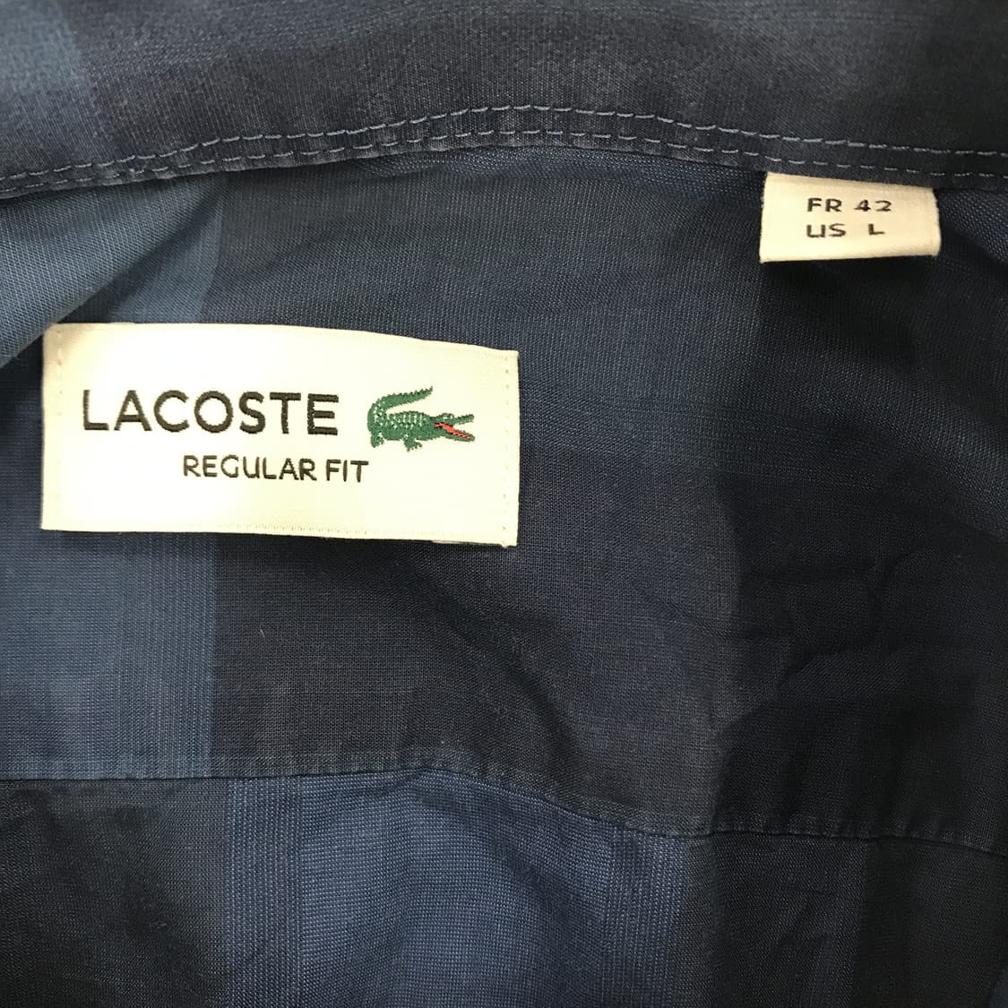 라코스테 레귤러핏 블루 셔츠 [105] 상품이미지4