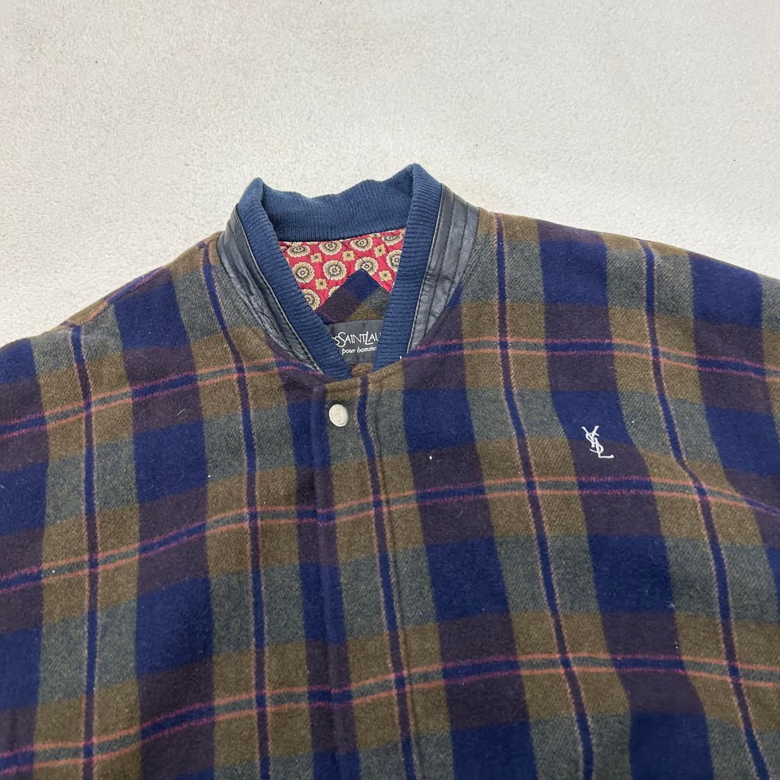 입생로랑 모직 블루종 상품이미지2