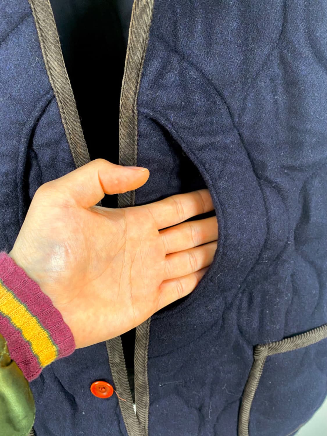 빔즈 보이 퀼팅 후드 베스트 상품이미지8