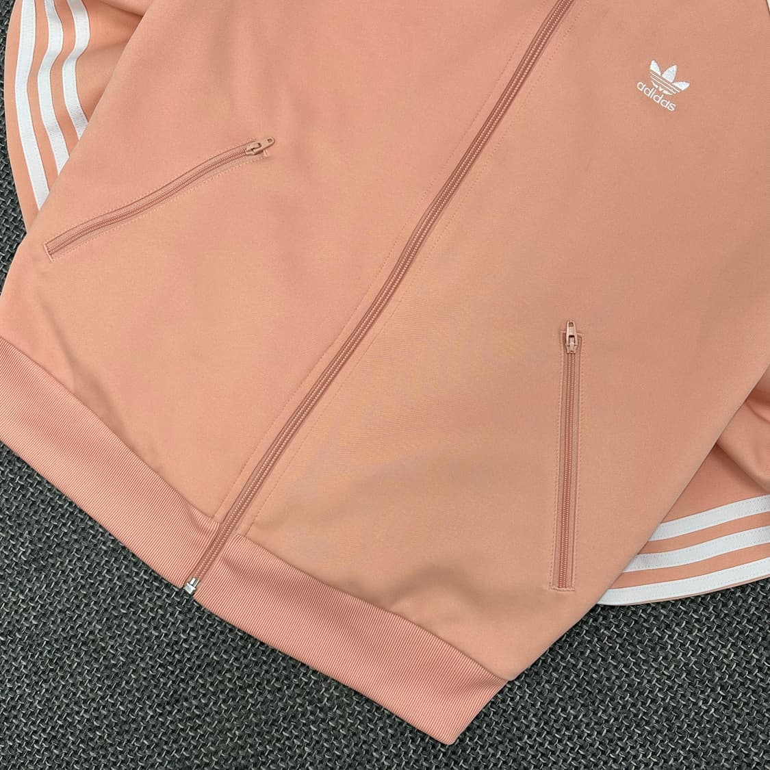 아디다스 신형 슈퍼스타 빈티지 핑크 져지 S(우먼L) 상품이미지5