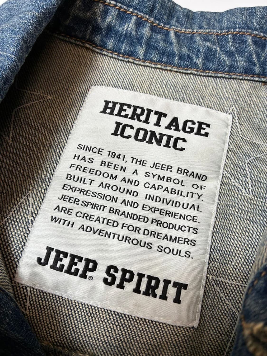 지프 JEEP 스피릿 헤리티지 트러커 데님 자켓 PN9192 상품이미지8