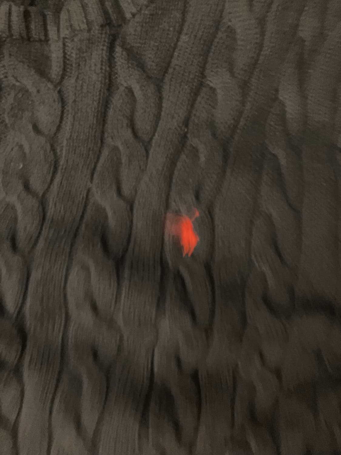 폴로 케이블니트 네이비/레드포니 상품이미지1