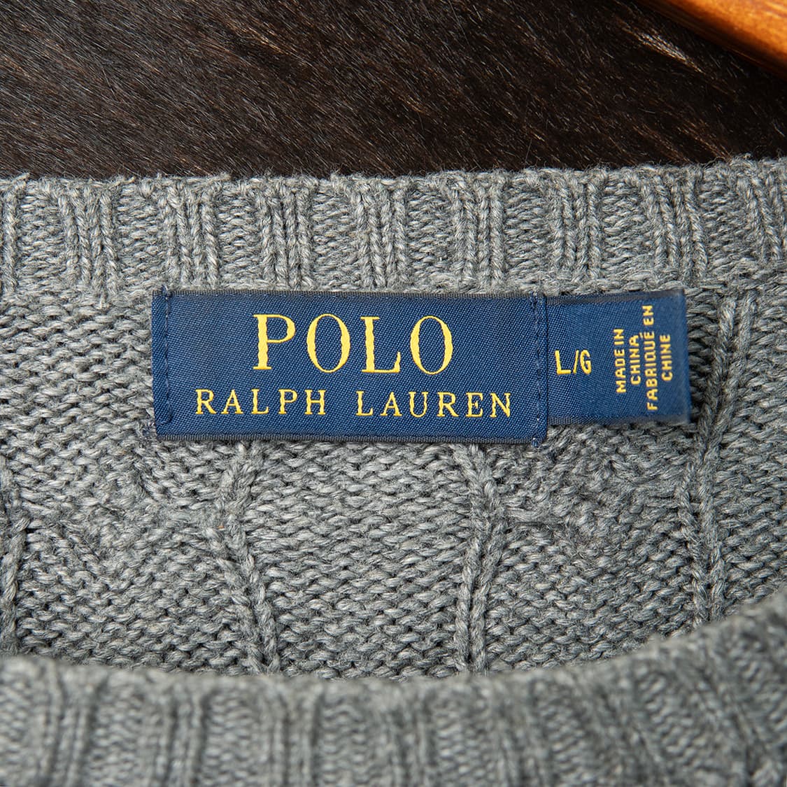 [110] 폴로 랄프로렌 코튼 케이블 니트 그레이 MT-1525  상품이미지4