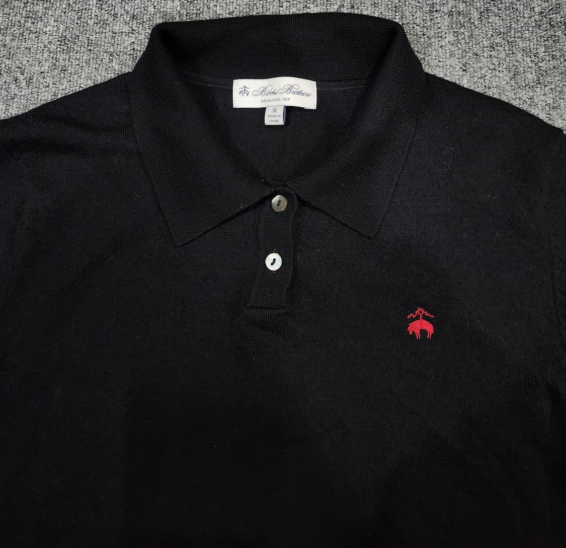 브룩스브라더스 울 PK 카라 폴로 니트 우먼 XL 상품이미지3