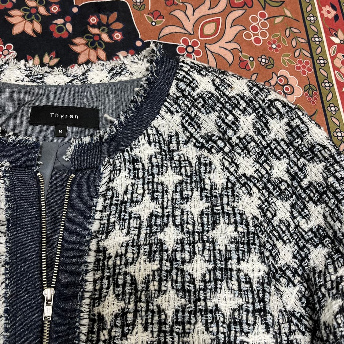 티렌 하운드투스 트위드 집업 가디건 자켓 88-98-165 상품이미지4