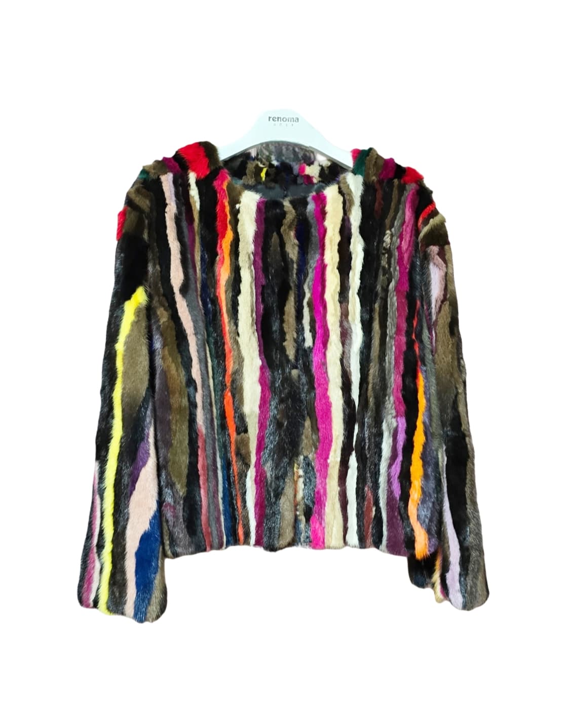 천연밍크퍼 멀티컬 숏자켓/여77 상품이미지3