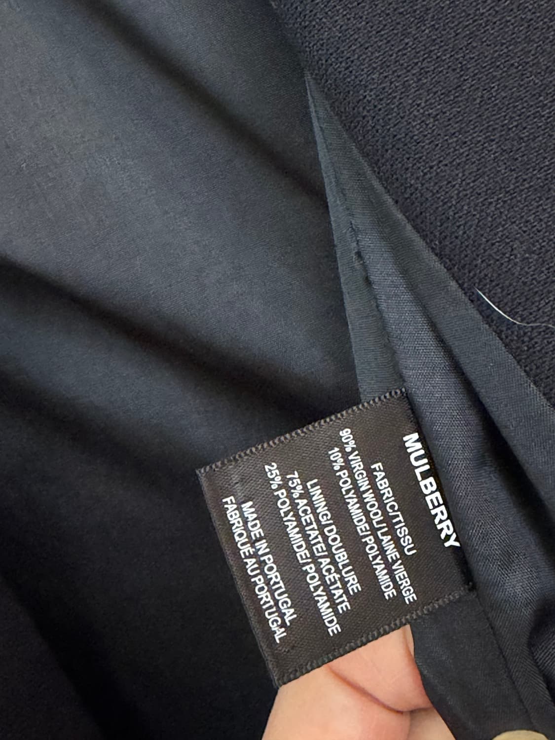 Mulberry 멀버리 버진 울 금장 코트 UK6 상품이미지6