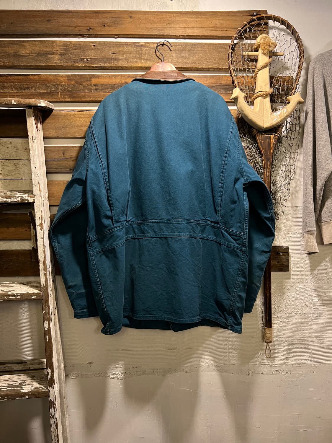 [XL]90's 울리치 USA Made 블랭킷 라이닝 그린 헌팅 자켓 상품이미지8