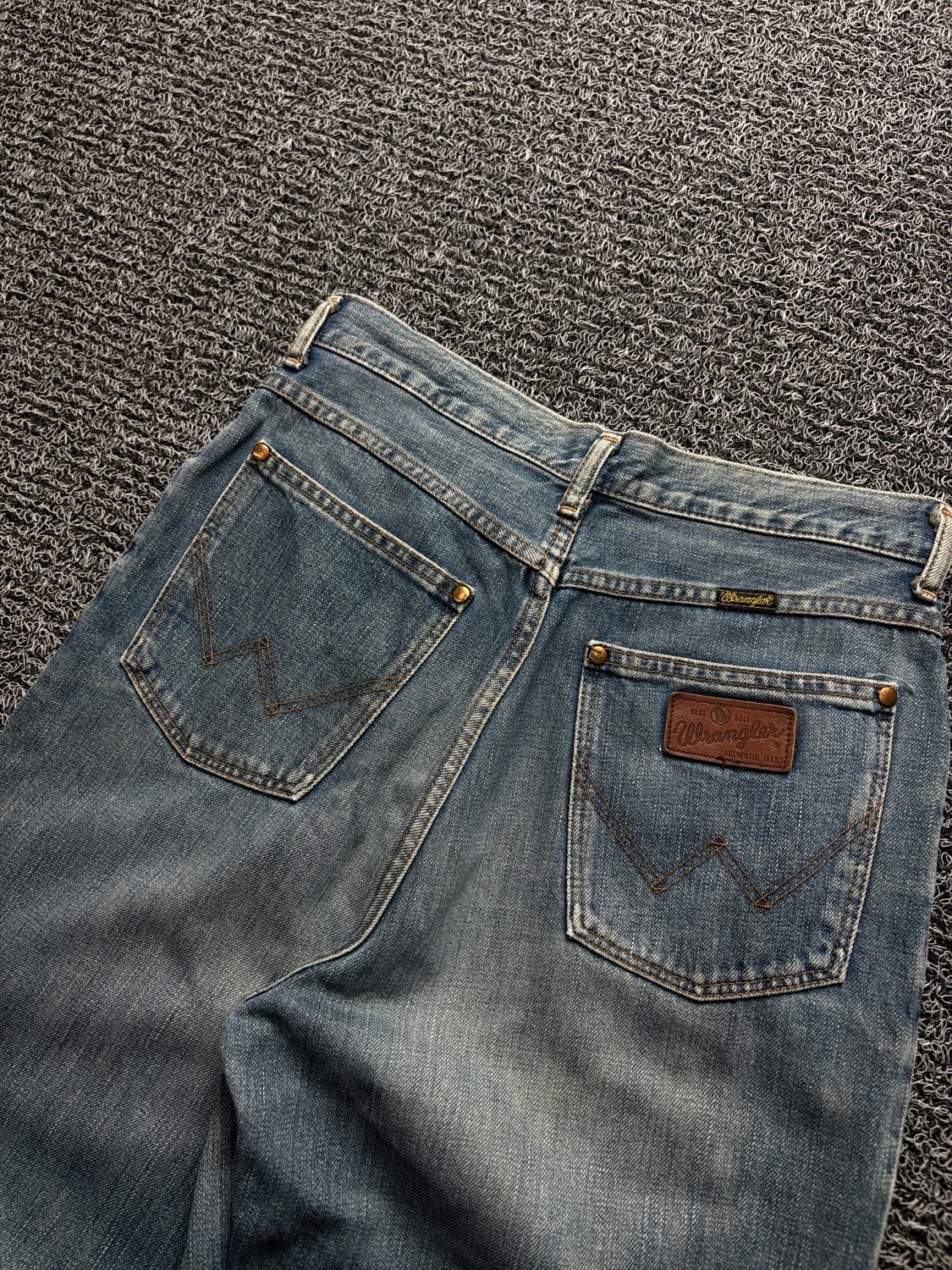 랭글러 일본 오리지날 워싱 웨스턴 데님 팬츠 1436 상품이미지1