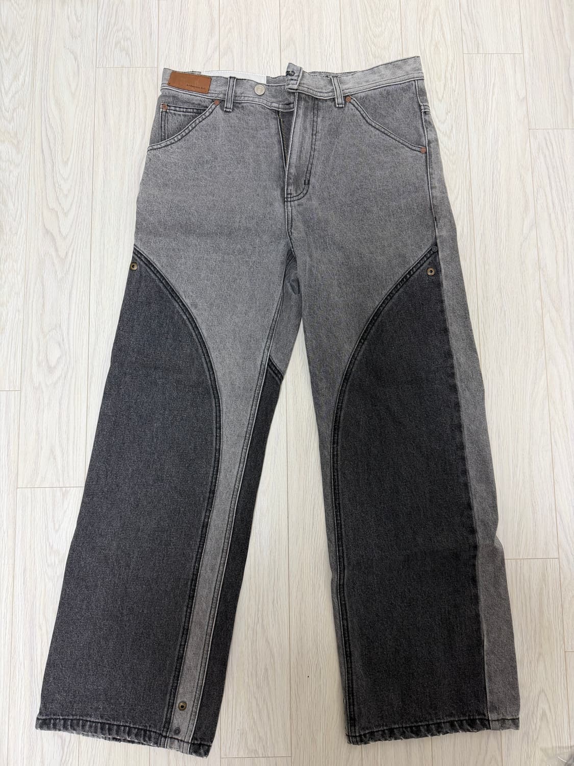 앤더슨벨 루카스 와이드 레그 진 m 상품이미지1