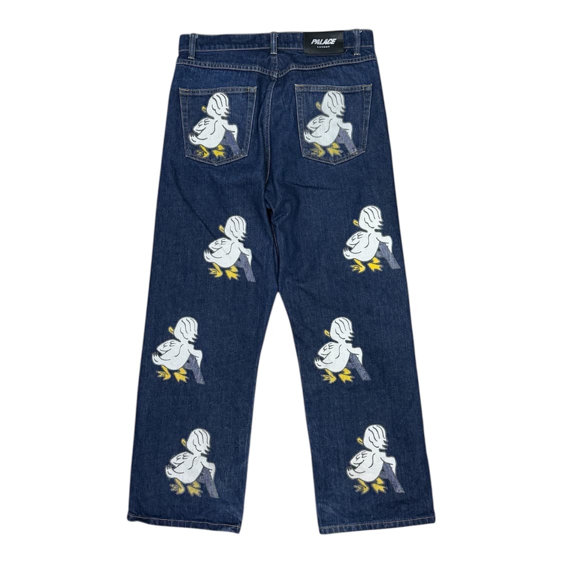 2022 팔라스 양면 오리 프린팅 배기 데님 청바지 상품이미지2