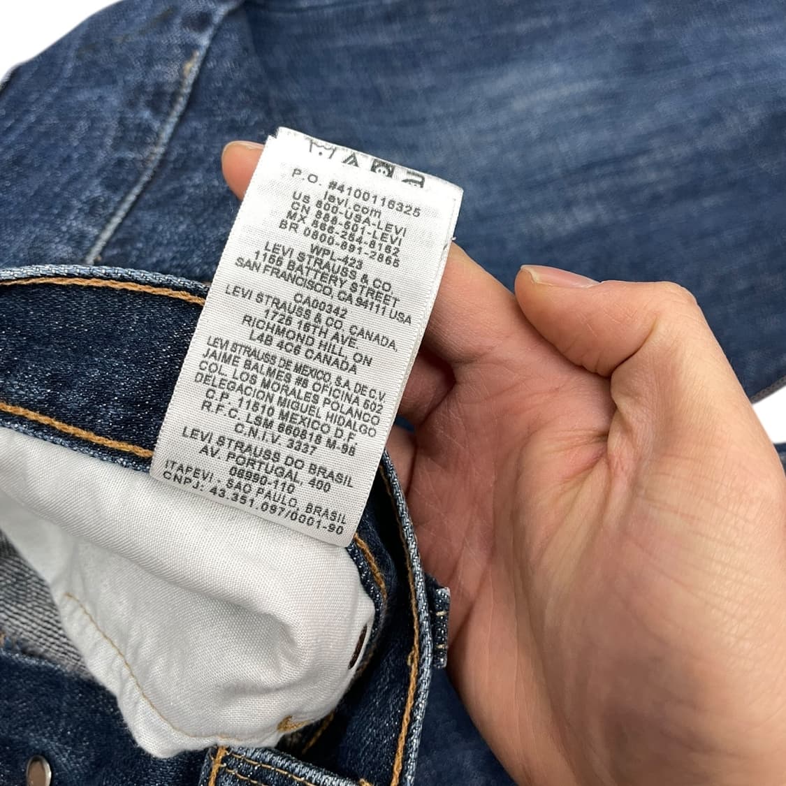 리바이스 501 데님팬츠 상품이미지6